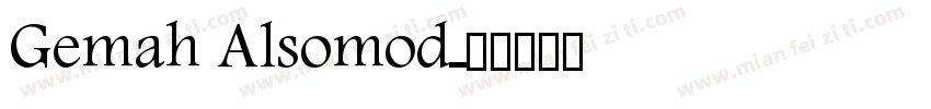 Gemah Alsomod字体转换